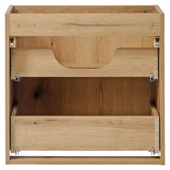 Meuble sous lavabo avec vasque 60 x 57 x 39 cm chêne NEWPORT