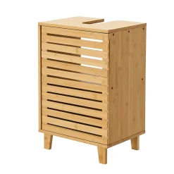 Meuble sous lavabo Iveland bambou 60 x 40 x 30 cm en.casa