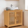 Meuble sous lavabo salle de bain bambou BEA