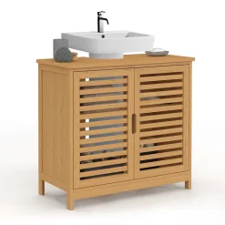 Meuble sous lavabo salle de bain bambou BEA