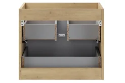 Meuble sous lavabo suspendu TERRA CREMONA chêne cremona 60 cm