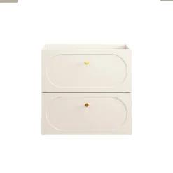 Meuble sous vasque - 60 cm - 2 tiroirs - SAND