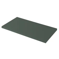 Meuble sous vasque à poser l.80 cm vert + plan de toilette, GoodHome Perma