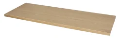 Meuble sous vasque à poser 4 tiroirs 1 niche placage chêne l.120 cm + plan de toilette placage chêne, GoodHome Perma