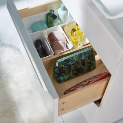 Meuble sous vasque à poser blanc brillant l.60 x H.82 x P.45 cm, GoodHome Imandra