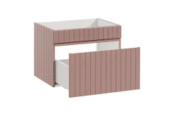 Meuble sous vasque à suspendre ICONIC rose 60 cm