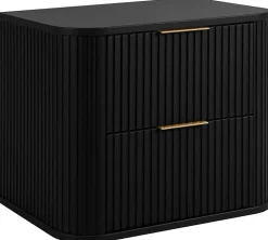 Meuble sous vasque à suspendre GLAMOUR NOIR 60 cm