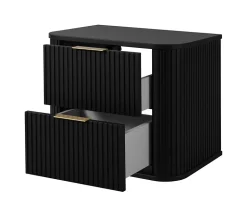Meuble sous vasque à suspendre GLAMOUR NOIR 60 cm