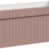 Meuble sous vasque à suspendre ICONIC rose 100 cm