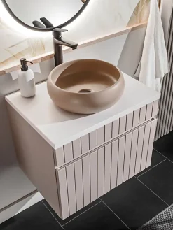 Meuble sous vasque à suspendre ICONIC CASHEMIRE 80 cm