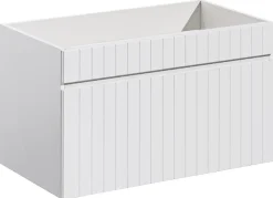 Meuble sous vasque à suspendre ICONIC blanc 80 cm