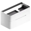 Meuble sous vasque à suspendre Alba blanc mat version droite L. 104 x H. 55 x P. 50,5 cm