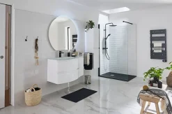 Meuble sous vasque blanc Vague 69 cm