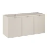 Meuble sous vasque BRAZZA 3 portes Coloris marron congo 120 cm À poser