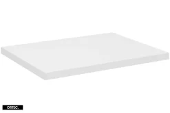 Meuble sous vasque de 50 cm - avec vasque à poser - avec plan - Oak/Blanc - 2 tiroirs - VOLTA OAK