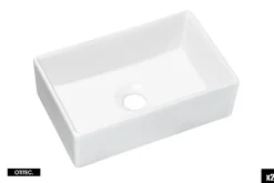 Meuble sous vasque de 100 cm - avec 2 vasques à poser - avec plan - Noir/Oak - 4 tiroirs - VOLTA OAK