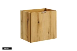 Meuble sous vasque de 50 cm - avec plan - Oak - 2 portes - VOLTA OAK