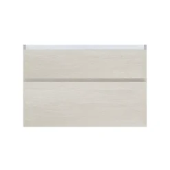 Meuble sous vasque effet chêne l.90 x H.57 x P.50 cm 2 tiroirs, Calao