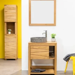 Meuble sous vasque en teck Cosy 67cm