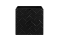 Meuble sous vasque MADIS NOIR 60 cm B