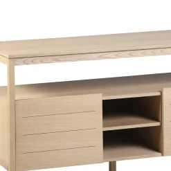 Meuble sous vasque plaqué chêne ATOLL 140cm