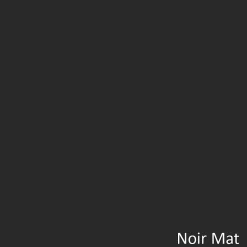Meuble sous vasque seul, 2 tiroirs, 70cm, simple vasque - noir - LUNA