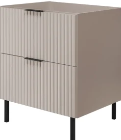 Meuble sous vasque sur pieds FLOW cachemire 60 cm