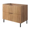 Meuble sous vasque sur pieds FLOW chêne craft 80 cm