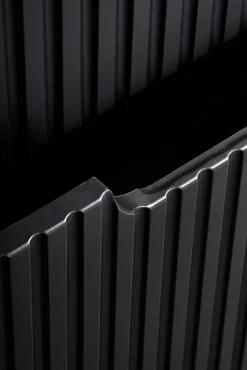 Meuble sous vasque suspendu 2 tiroirs NOVA NOIR 50 CM