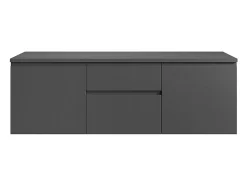 Meuble sous vasque suspendu - Gris - 150 cm - JIMENA II
