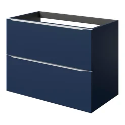 Meuble sous vasque suspendu bleu nuit mat l.80 x H.60 x P.45 cm, GoodHome Imandra