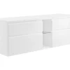 Meuble sous vasque suspendu - Blanc - 150 cm - MAGDALENA II