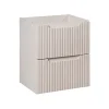 Meuble sous vasque suspendu 2 tiroirs NOVA CACHEMIRE 50 CM