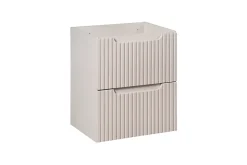 Meuble sous vasque suspendu 2 tiroirs NOVA CACHEMIRE 50 CM