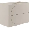 Meuble sous vasque suspendu - Beige - 80 cm - VUTOMA