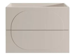 Meuble sous vasque suspendu - Beige - 80 cm - VUTOMA