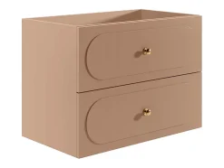 Meuble sous vasque suspendu - Vieux rose - 80 cm - SATOBAL