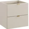 Meuble sous vasque suspendu DALIA cachemire 50 cm