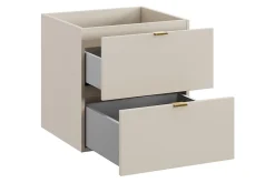 Meuble sous vasque suspendu DALIA cachemire 50 cm