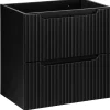 Meuble sous vasque suspendu 2 tiroirs NOVA NOIR 60 CM
