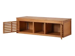 Meuble sous vasque suspendu en bois d'acacia - 130 cm - PENEBEL