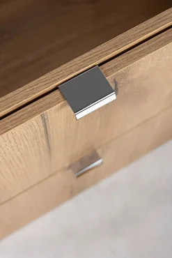Meuble sous vasque suspendu 2 tiroirs NOVA OAK 50 CM