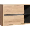 Meuble sous vasque suspendu coloris naturel - 100 cm - PURNAL