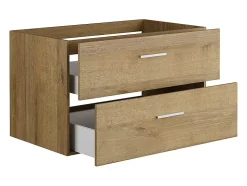 Meuble sous vasque suspendu - Coloris naturel clair - 80 cm - KAYLA