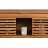 Meuble sous vasque suspendu en bois d'acacia - 90 cm - PENEBEL