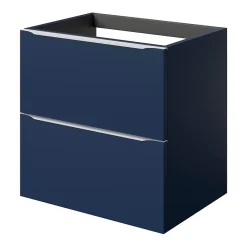 Meuble sous vasque suspendu bleu nuit mat l.60 x H.60 x P.45 cm, GoodHome Imandra