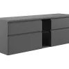 Meuble sous vasque suspendu - Gris - 150 cm - MAGDALENA II