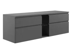 Meuble sous vasque suspendu - Gris - 150 cm - MAGDALENA II