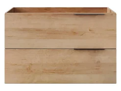 Meuble sous vasque suspendu - Naturel clair - 80 cm - NISAYA
