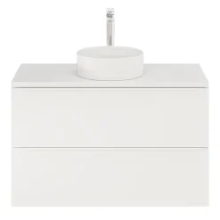 Meuble sous vasque suspendu blanc mat l.100 x H.60 x P.45 cm, GoodHome Imandra